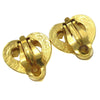 Secondhand Chanel CC logo heart Gold-plated