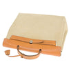 Secondhand Hermes Herbag Zip Leather and Toile