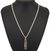 Secondhand Gucci Logo Bar Double Ball Necklace Silver 925