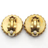 Secondhand Chanel Vintage Round CC Clip-On Earrings