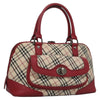 Secondhand Burberry Nova Check Handbag Nova Check Canvas and