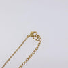 Secondhand Christian Dior Logo Heart Pendant Necklace
