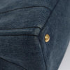 Secondhand Prada Canapa Tote Blue Denim Jeans Bags