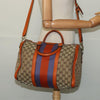 Secondhand Gucci Vintage Web Boston Bag GG