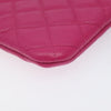 Secondhand Chanel O Case Clutch Quilted Caviar