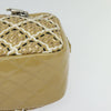 Secondhand Chanel Camera Case Bag Woven Stitch Patent