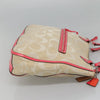 Secondhand Coach Bag Sling Beige Canvas Accessories