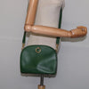 Secondhand Celine Shoulder Bag Green Leather Bags