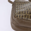 Fendi Vintage Zip Crossbody Bag Zucchino Canvas