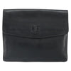 Secondhand Celine Clutch Bag Black Leather Accessories