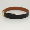 Secondhand Hermes Constance Belt Black Leather Accessories