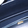 Secondhand Bally Vintage Handbag Navy Leather Bags