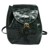 Bally Vintage Backpack Embossed Leather