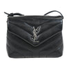 Saint Laurent LouLou Tablet Holder Flap Bag Matelasse Chevron Leather