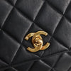 Chanel Vintage CC Flap Shoulder Bag Leather