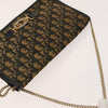 Christian Dior Vintage Trotter Shoulder Bag Canvas