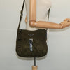 Secondhand Prada Buckle Messenger Bag Tessuto