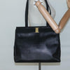 Secondhand Salvatore Ferragamo Vintage Vara Bow Tote Lizard Embossed