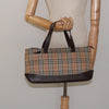 Secondhand Burberry Nova Check Handbag Nova Check Canvas and