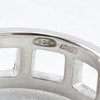 Secondhand Gucci Open Square Ring Silver 925