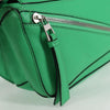 Secondhand Loewe Puzzle Bumbag Green Leather Bags