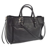 Balenciaga Papier A4 Zip Around Classic Studs Bag Leather