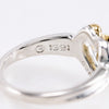 Secondhand Tiffany & Co. Heart Ribbon Ring Silver 925 and K18 Yellow