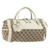 Secondhand Gucci Trophy Boston Bag GG