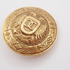 Secondhand Chanel Vintage CC Crest Round Clip-On Earrings