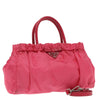 Secondhand Prada Bow Convertible Tote Tessuto