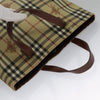 Secondhand Burberry Top Handle Tote Haymarket