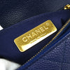 Secondhand Chanel Chic Affinity Top Handle Bag Stitched Caviar