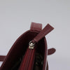 Secondhand Burberry Shoulder Bag Burgundy Leather Bags