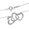 Secondhand Tiffany & Co. Triple Heart Pendant Necklace Sterling