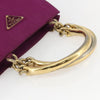 Prada Metal Handles Tote Tessuto
