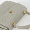 Secondhand Bally Vintage Handbag White Leather Bags