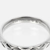 Secondhand Chanel Matelasse Ring Silver Platinum Jewelry