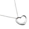 Secondhand Tiffany & Co. Elsa Peretti Open Heart Pendant Necklace Sterling