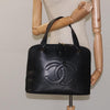 Chanel Coco Mark Black cakfskin