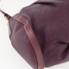 Secondhand Bvlgari Chandra Satchel Purple Leather Bags