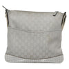 Secondhand Gucci Zip Messenger Bag GG Canvas with Perforated