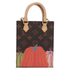 Louis Vuitton Petit Sac Plat Bag Yayoi Kusama Pumpkins Monogram Canvas