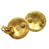 Secondhand Chanel CC Round Earrings