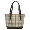 Secondhand Burberry Nova Check Tote canvas check pattern