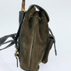Gucci Vintage Bamboo Backpack Suede
