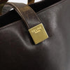 Secondhand Celine Circle logo Brown Leather Bags
