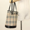Secondhand Burberry Nova Check Tote canvas check pattern