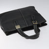 Secondhand Burberry Handle Tote Black Leather Accessories
