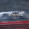 Chanel Full Flap Shoulder Bag Embossed Quilted Calfskin