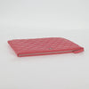 Chanel O Case Clutch Quilted Lambskin